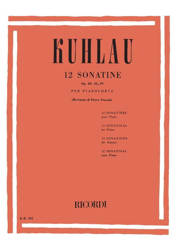 12 Sonatine Op. 20, 55, 59 - Per Pianoforte - pro klavír